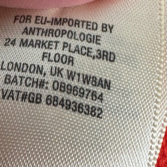 Anthropologie 100% Cashmere V-Neck Knit‎ Sweater Size Small Orange Bohemian Boho - Picture 12 of 14